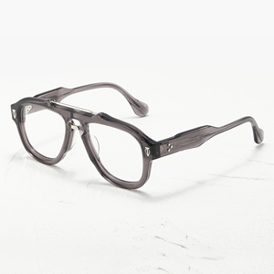 Factory Custom logo Minimum Double Nose Bridge Acetate Lightweight Durable Myopic Optical Prescription <b>Eyeglasses</b> <b>Frames</b> for Men - Product Image 3