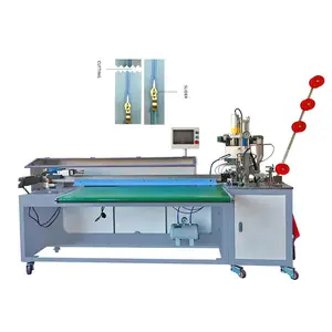 Hot Selling Automatic Single Slider Piercing And Cutting Machine Nylon Zipper Making Machines