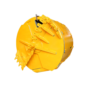 Parti dell'impianto di perforazione di palificazione idraulica che perforano la benna di perforazione del secchio del suolo per la roccia altamente stagionata dell'argilla - Product Image 6