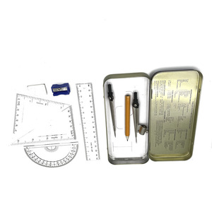 Joli ensemble de géométrie mathématique, kit mathématique pour étudiants, modèle métallique d'enseignement de la géométrie, fabriqué en Chine - Product Image 6