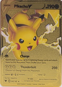 Carta Metálica de Pokémon Pocket Monsters en Inglés y Español - Product Image 4