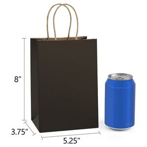 Gifts Kraft Paper <b>Bags</b> Small Shopping Party <b>Bags</b> with Handles Bulks Eco-friendly Durable Eco-Friendly Reusable Paper <b>Bags</b> - Product Image 3
