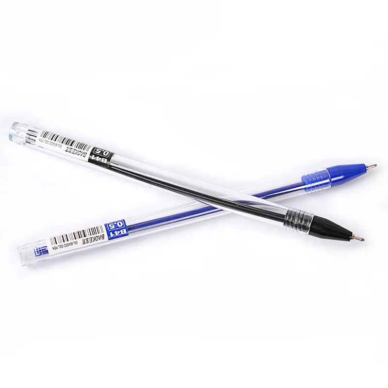 Kantoor En School Briefpapier Duurzaam Glad Olie Gebaseerde Gel Pen 0.5Mm 3 Kleuren Economische Balpen Semi-Gel pen