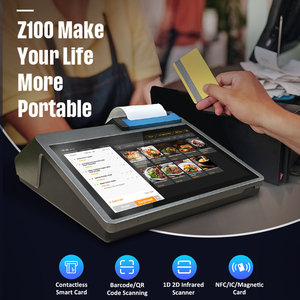 Caja Registradora Táctil Todo en Uno Z100 POS, Resistente, con Lector de Tarjetas NFC, Banda Magnética y Funciones de Seguridad PSAM - Product Image 2