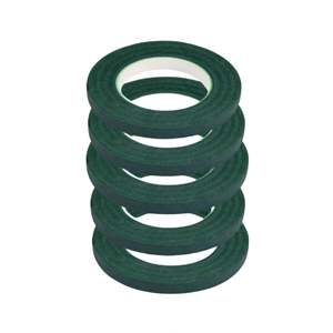 Décoration de mariage directe d'usine à la main bricolage emballage fleur ruban vert faisant des matériaux - Product Image 1