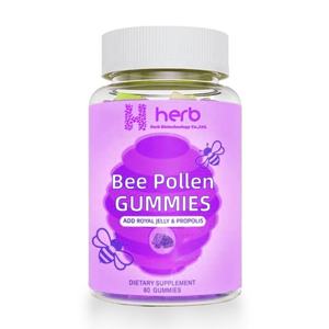 Gomitas de Miel con Polen de Abeja, Jalea Real y Propóleo, Marca Privada OEM/ODM, Sin Gluten, 60 Unidades, para la Inmunidad y el Cuidado de la Piel - Product Image 1