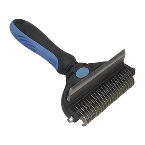 <b>Pet</b> Detangling Comb Large 22 Small 14 Plastic Stainless Steel For Dog Grooming - Product Image 3