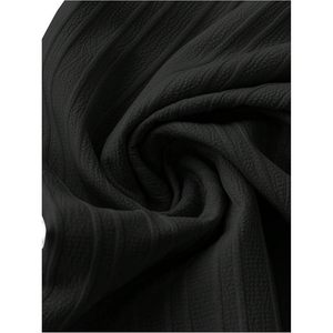 Pantalones Anchos Personalizados para Mujer, Cintura Alta, Detalle de Lazo Elástico, Tela Crepé, Transpirables, Casuales - Product Image 3