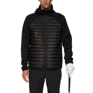 Veste bomber à capuche chaude d'hiver de haute qualité, design personnalisé en gros, mode masculine, col montant, réversible devant - Product Image 2