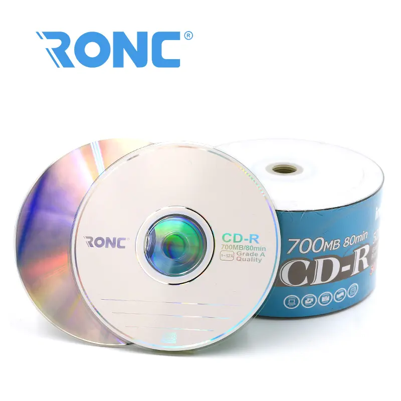 En gros Haute qualité prix Usine RONC/OEM marque cdr blanc disques CD-R