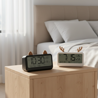 Direkt vom Hersteller Kalender Elektronische Uhr Thermometer Hygrometer Tischuhr Studier- und Kinderzimmer Wecker
