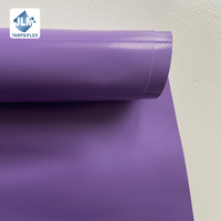 Rouleau de bâche en tissu polyester PVC enduit, certifié, résistant à l'usure et imperméable, pour trampoline intérieur, GSM en option