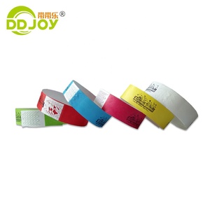 Bracelet de remerciement personnalisé, pour dames, bracelet tyvek imprimé à jet d'encre, bracelets jetables avec identification, bon marché - Product Image 3