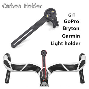 Garmin/<span class=keywords><strong>Bryton</strong></span>/Cateye/Igpsport – <span class=keywords><strong>Support</strong></span> d'ordinateur de vélo en Fiber de carbone intégrale, <span class=keywords><strong>Support</strong></span> de caméra GoPro Motion - Product Image 1
