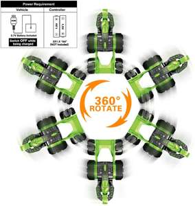 Haute vitesse 360 Flip RC Stunt Car 2.4GHz télécommande cadeau ultime pour les garçons avec <span class=keywords><strong>chargeur</strong></span> inclus - Product Image 3