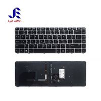 Clavier en gros pour HP EliteBook 840 850 G2 G3 G4 avec cadre et rétroéclairage, remplacement de clavier