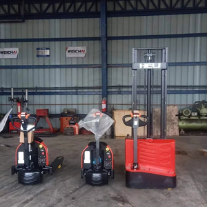 1,5 toneladas, 1500kg, altura de elevación, 3500mm, Walkie, apilador de peatones, carretilla elevadora eléctrica con batería completa - Product Image 1