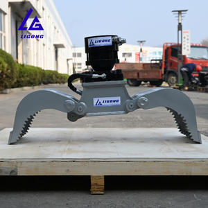 Mini grappin rotatif hydraulique certifié CE avec rotateur, accessoire pour mini-excavatrices de 1 à 3 tonnes - Product Image 5