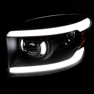 Hệ Thống Chiếu Sáng Tự Động Cho DODGE RAM 1500 2500 PICK UP 2006-2008 Đèn Pha Đèn Pha Kèm Thanh <span class=keywords><strong>LED</strong></span> & Máy Chiếu H7 (Hai Chùm) - Product Image 2