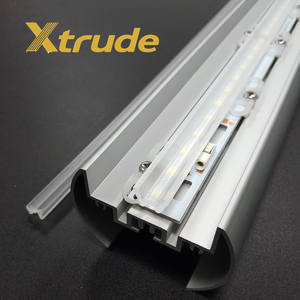 PMMA 8mm 선형 렌즈 LED 조명용 40 50 60도 다중 빔 각도 렌즈 비대칭 와이드 빔 LED 광학 렌즈 - Product Image 2