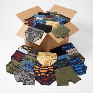 Ropa Interior Infantil Diaria, Calzoncillos Tipo Bóxer con Estampados de Arcoíris, Estrellas y Corazones, Tallas Surtidas para Niños y Niñas, Lote al por Mayor - Product Image 4
