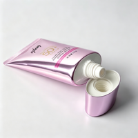 Tube souple personnalisé vide pour emballage de lotion, crème corporelle BB, cosmétiques, nettoyant visage, crème solaire