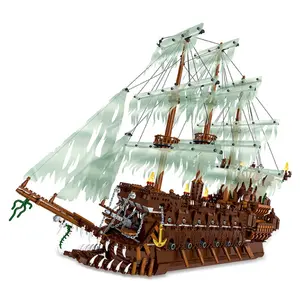 Mork 031013 der fliegende Holländer Piraten-Schiff 3658-teiliges/Set Bausteine Kinderspielzeug für Kinder Geschenk