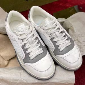 Chaussures décontractées en cuir véritable authentique à lacets avec logo personnalisé 2025, baskets de luxe de marque GU, haute qualité, antidérapantes, toutes saisons - Product Image 4