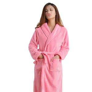 Wholesale Soft Pajamas Women Warm Winter Cute Sleep Pyjamas Flannel Female Sleepwear Men Home Clothes