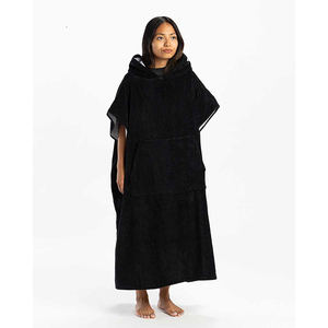 <span class=keywords><strong>Poncho</strong></span> de plage à capuche imprimé en coton pour nager et plonger Serviette de surf à langer <span class=keywords><strong>Poncho</strong></span> de plage pour femme - Product Image 5