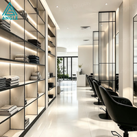 Comptoir de Barbier Moderne Personnalisé en Gros pour Salon de Coiffure, Mobilier de Luxe pour Vitrine et Showroom