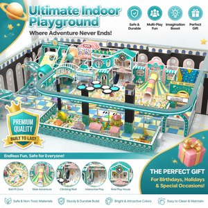 Commercial Indoor Playground with Slide Playhouse for Kids Role Play Center Business - Product Image 1