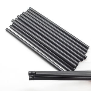 Petites pailles <span class=keywords><strong>en</strong></span> <span class=keywords><strong>plastique</strong></span> biodégradable pour cocktail PLA de taille personnalisée <span class=keywords><strong>Paille</strong></span> courte noire pour bar agave - Product Image 3