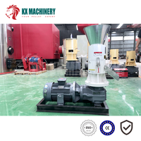 Machine à granulés de bois mobile de petite taille, moteur diesel, moulin à granulés de biomasse, presse à granulés de sciure de bois industrielle robuste