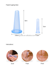 Copo de silicone anti-idade para massagem facial, conjunto de copos de silicone altamente terapêutico de grau médico para copos secos - Product Image 5