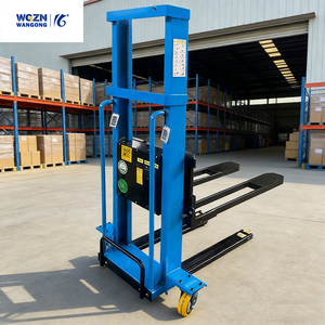 Apilador Hidráulico Manual WGZN <span class=keywords><strong>de</strong></span> 1 y 2 Toneladas, 1.6m 3m, Tipo C, Montacargas <span class=keywords><strong>de</strong></span> Acero Resistente - Product Image 3