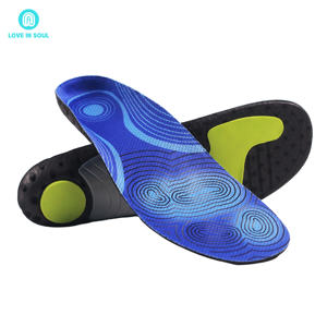 Alivio del dolor Hombres Ortesis <span class=keywords><strong>en</strong></span> zapatos Plantilla Arco Soporte Trabajo Bota Insertos Pies planos Mujeres Talón Espuela Almohadilla ortopédica para pronación - Product Image 2