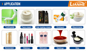 Lianhe Offre Spéciale mélangeur <span class=keywords><strong>d</strong></span>'émulsifiant à haut cisaillement avec trémie lotion cosmétique crème pâte émulsifiant mélangeur réservoir émulsifiant sous vide - Product Image 5