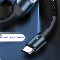 Grosir Harga Pabrik Kabel Data Pengisian Daya USB Lepas Otomatis Mikro dengan Indikator LED