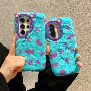 Coque de téléphone souple et moelleuse à motif monstre tacheté avec support appareil photo pour <span class=keywords><strong>Samsung</strong></span> Galaxy S26 Ultra S25 S23 A57 A56, avec sangle mignonne et protection intégrale - Product Image 5
