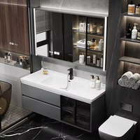 USA Livraison gratuite personnalisé Design Simple support mural avec évier mural suspendu lavabo pour salle de bain