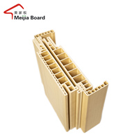 Plafond extérieur léger en composite bois-plastique pour les constructeurs, design personnalisé