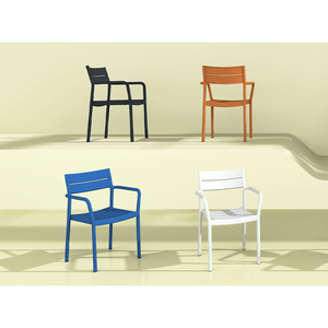 Thiết kế hiện đại Nhà hàng ăn uống ghế dòng trở lại ghế nhựa <span class=keywords><strong>Stackable</strong></span> Chất lượng cao ngoài trời ghế - Product Image 5