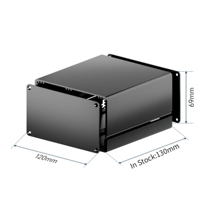 JLCMC Split 120mm*69mm Metal Housing Custom Extruded Aluminum <strong>PCB</strong> Enclosure for Power Supply Batteries and <strong>Equipments</strong> - Product Image 4