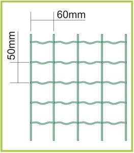 Malla de Alambre de Hierro Recubierta de PVC para Cercas de Jardín, con Calidad Superior, Impermeable, Marca <span class=keywords><strong>METALTEC</strong></span>, para Sombreado de Jardín - Product Image 6