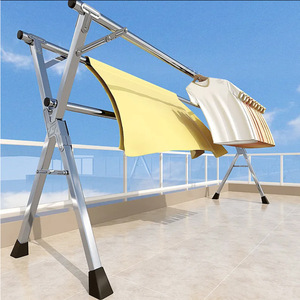 Séchoir <span class=keywords><strong>à</strong></span> <span class=keywords><strong>linge</strong></span> pour intérieur et <span class=keywords><strong>extérieur</strong></span> en acier inoxydable pour vêtements - Product Image 4