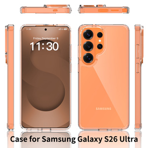 Funda Protectora Transparente Anti-rayones y Anti-amarillamiento para Teléfono Móvil Samsung S26 S26+ S26u, Precio de Fábrica - Product Image 1