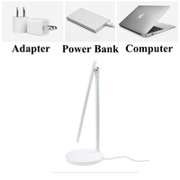 Lampe de bureau LED moderne à double température de couleur pour salle de lecture, écologique et flexible, avec gradation progressive DC USB-C et certifiée protection oculaire