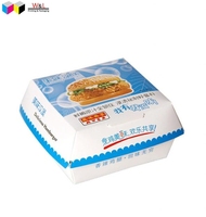 Caja de Embalaje para Hamburguesas Tipo Concha, Desechable, de Grado Alimenticio, con Logotipo Personalizado, Dimensiones Personalizadas, Precio de Fábrica