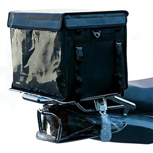 Bolsa <span class=keywords><strong>de</strong></span> Reparto <span class=keywords><strong>de</strong></span> <span class=keywords><strong>Comida</strong></span> Aislada <span class=keywords><strong>de</strong></span> Cuero Spoir con Divisor Extraíble, Base Reforzada, Térmica, Impermeable y Cierre <span class=keywords><strong>de</strong></span> Hebilla - Product Image 1